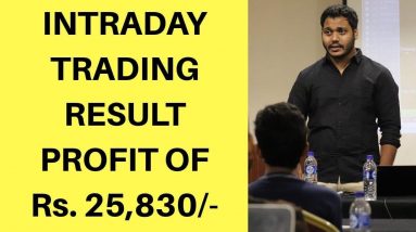 Live trading video 25k profit of trading | Intraday live trading ||profits with in 1 hour Apr-18