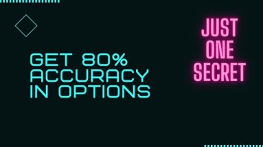 #4 How to get 80% Accuracy in Option Trading? #wealthsaga #stockmarket