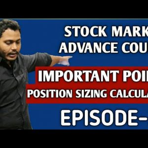 Advance Stock Market Course for Job Holders | Episode-3