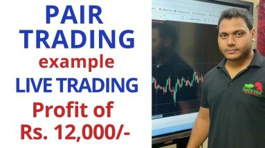 Live trading video 12k profit of trading on pair trading| Intraday live trading sep-26