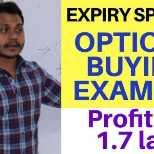 Live trading expiry options buying profits  of 1.70lac trading | Intraday live trading