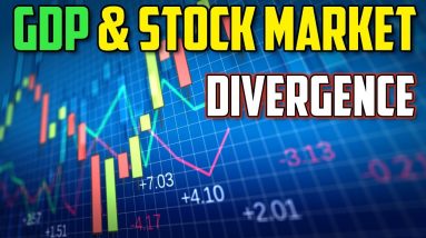 GDP Growth and Stock Market Movement Correlation and Divergence (Hindi)