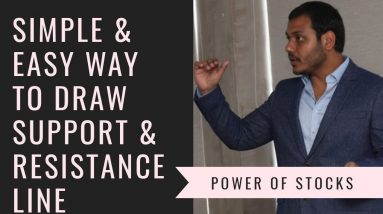 How to Draw Support and Resistance line Learn with me Episode-1.