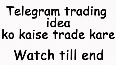 How you should trade the telegram stocks idea.