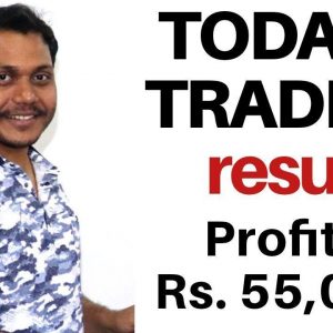 Live trading update profits  of 55k trading | Intraday live trading oct-24