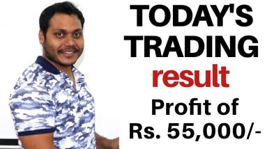 Live trading update profits  of 55k trading | Intraday live trading oct-24