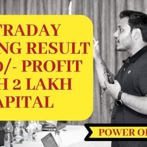 Live trading Result 34k profit| Intraday live trading result Mar-22