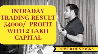 Live trading Result 34k profit| Intraday live trading result Mar-22