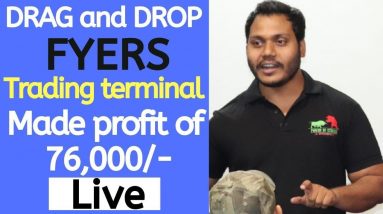 Live trading video 76k profit of trading | Intraday live trading  May-16