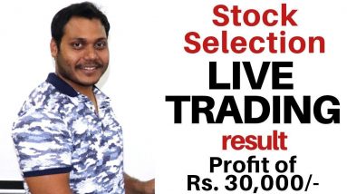 Live trading video profits  of 30k trading | Intraday live trading oct-22