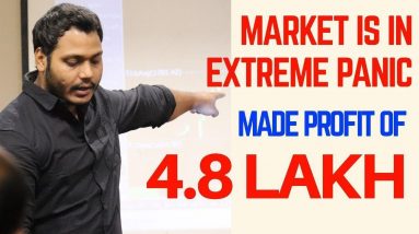 Live trading video profits  of 4.8lakh trading | Intraday live trading