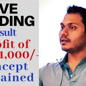 Live trading video profits  of 41k trading | Intraday live trading oct-16