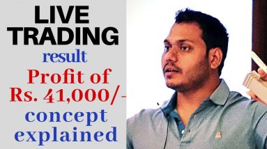 Live trading video profits  of 41k trading | Intraday live trading oct-16