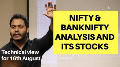 NIFTY & BankNIFTY Technical view for 16-AUG-HINDI