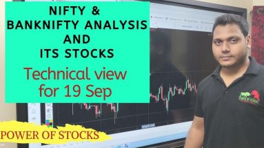 NIFTY & BankNIFTY Technical view for 19-SEP-HINDI