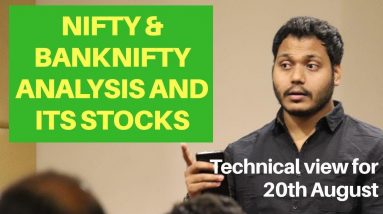 NIFTY & BankNIFTY Technical view for 20-AUG-HINDI