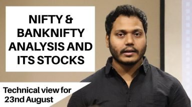 NIFTY & BankNIFTY Technical view for 23-AUG-HINDI