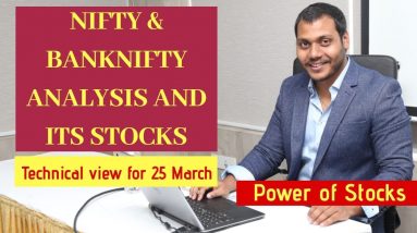 NIFTY & BankNIFTY Technical view for 25-MAR -HINDI