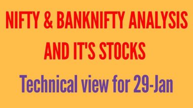 NIFTY & BankNIFTY Technical view for 29-JAN -HINDI