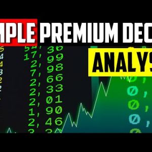 Option Chain Premium Decay Analysis Strategy | Call Put Premium Analysis