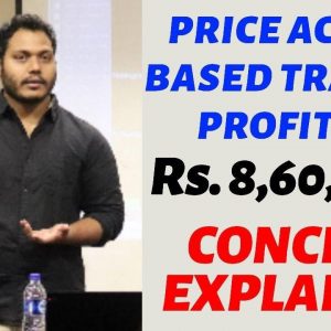 Price Action Based Trading Profit of 8lakhs  | Intraday Trading