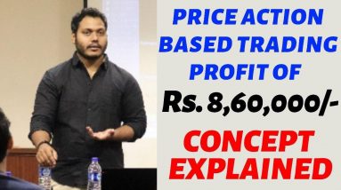 Price Action Based Trading Profit of 8lakhs  | Intraday Trading