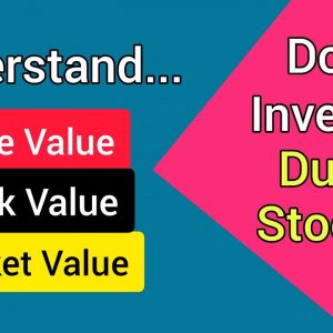 #3 Finding MultibaggerStock? Understand Face Value | Book Value | Market Value | Price to Book Ratio