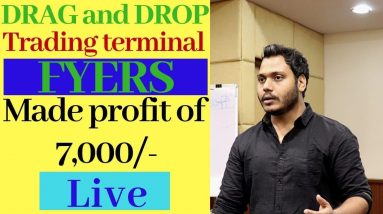 Live trading video 7k profit of trading |trading With fyers can very easy.