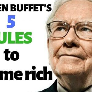 Warren buffett's 5 rules to become rich| Learn with me