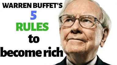 Warren buffett's 5 rules to become rich| Learn with me