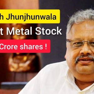 Rakesh Jhunjhunwala bought 2.5 Crore Shares 🔥 Top Metal Stock #shorts #rakeshjhunjhunwala