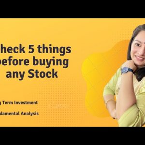 Check 5 things before buying any Stock | Stock Market for beginners #shorts #stockmarket