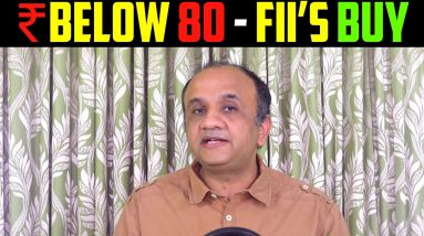 RUPEE below 80 FII Started BUYING | Option Chain Analysis