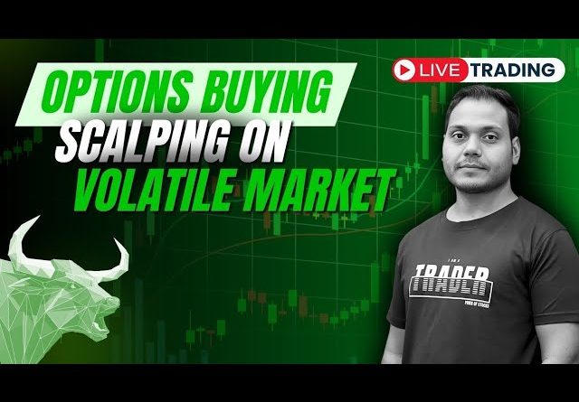 Live Trading Options Buying - Volatile Market  | English Subtitle